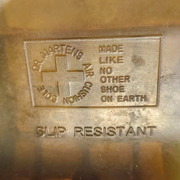 Dr Martens US 8 / EU 39 Burgundy Vegan Leather 1461 Oxfords - LIKE NEW - Picture 5 of 7